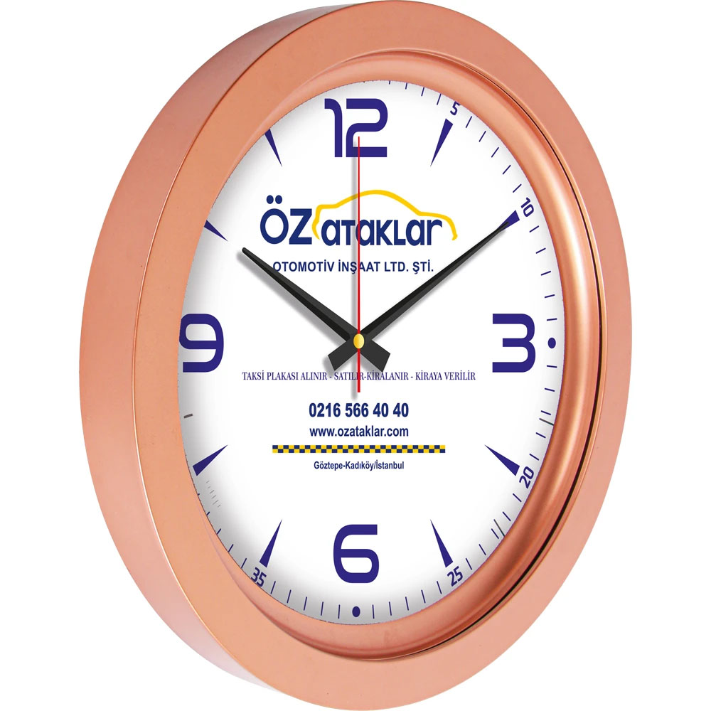 V30-741-B Metalize Duvar Saati